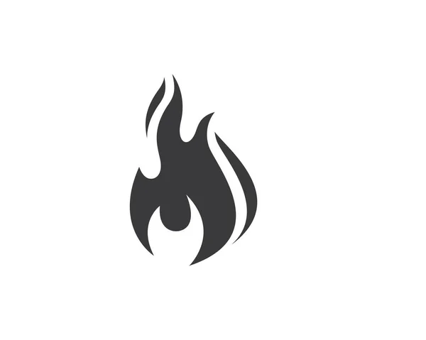 Σχεδιασμός εικονιδίου φορέα φλόγας φωτιάς — Διανυσματικό Αρχείο