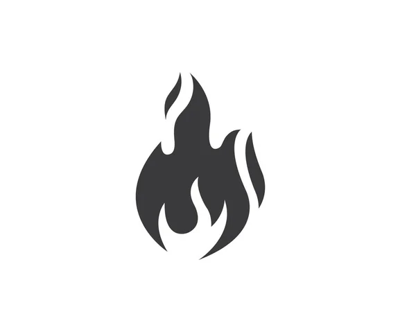 Návrh vektorové ikony požáru — Stockový vektor