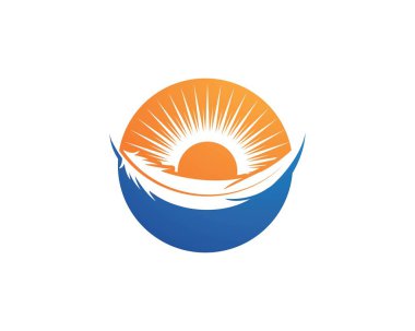 Tüy kalem simgesi şablon Vektör