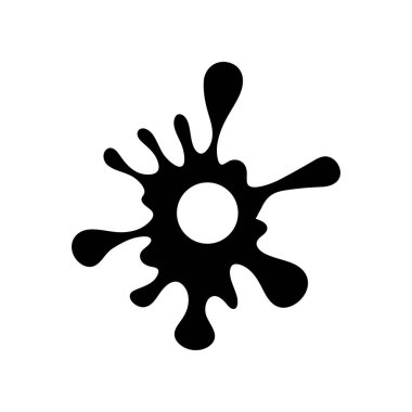 mürekkep damla Vektör simgesi tasarımı