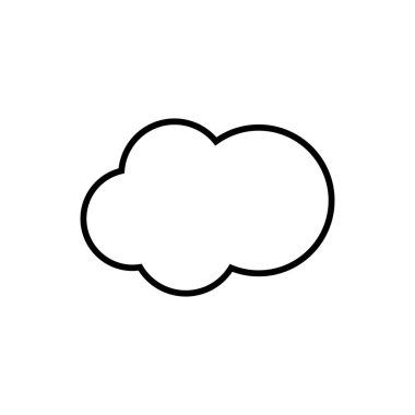 Bulut şablon vektör