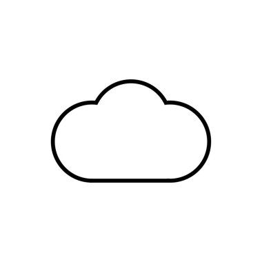 Bulut şablon vektör