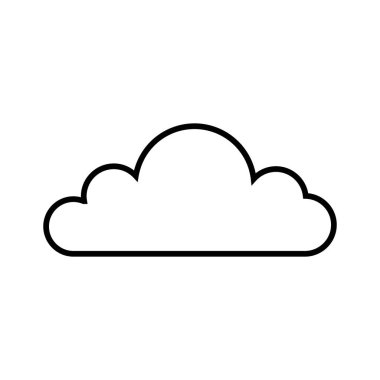 Bulut şablon vektör