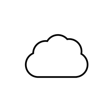 Bulut şablon vektör