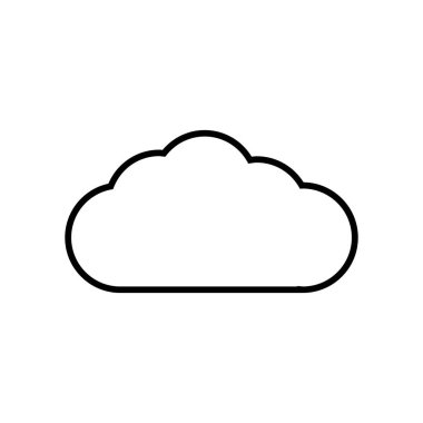 Bulut şablon vektör