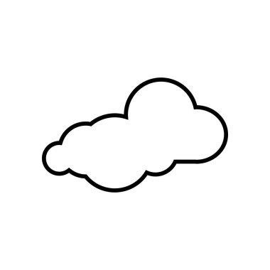 Bulut şablon vektör