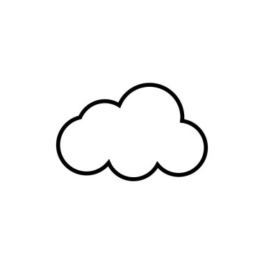 Bulut şablon vektör