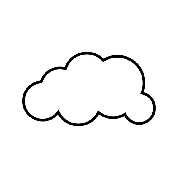 Vetor modelo de nuvem —  Vetores de Stock