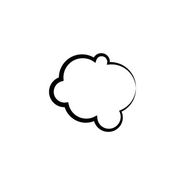 Bulut şablon vektör