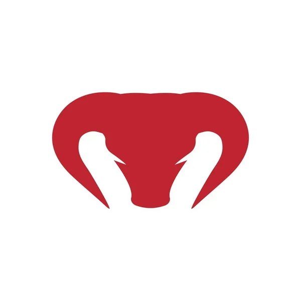 Taurus Logo Desain gambar ikon vektor Templat - Stok Vektor
