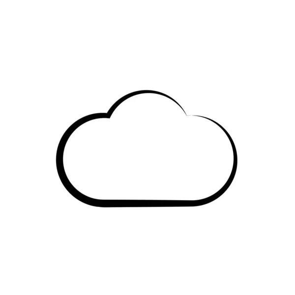 Cloud template vector — Stock Vector