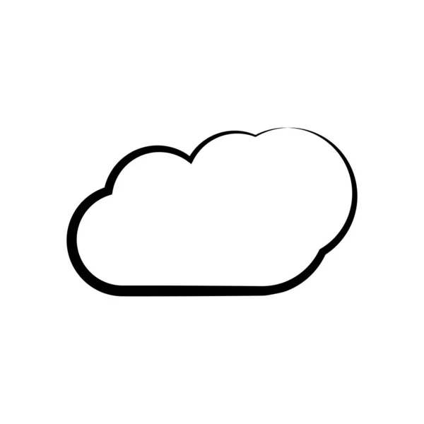 Cloud šablony vektor — Stockový vektor