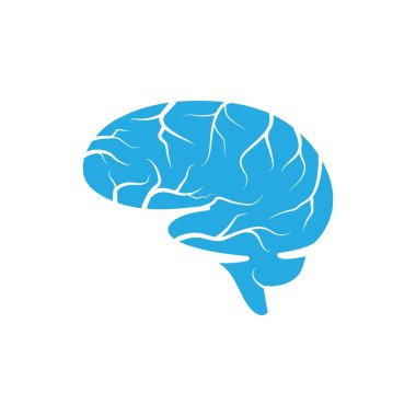 Sağlıklı beyin vektörü çizimi