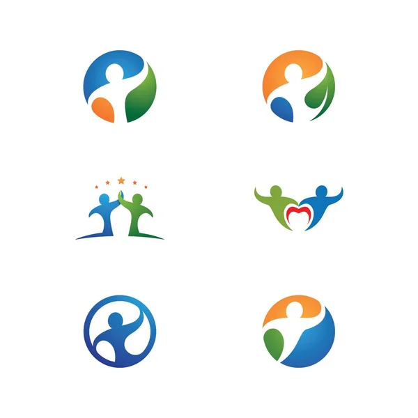 人的性格 logo 标志 — 图库矢量图片