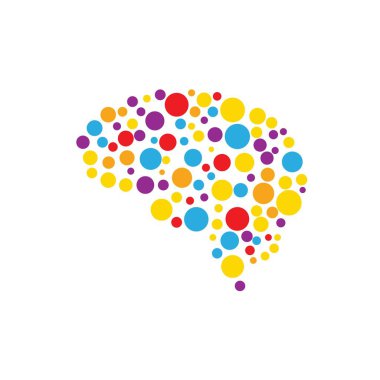 Sağlıklı beyin vektörü çizimi