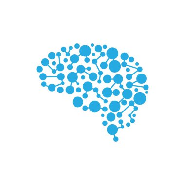 Sağlıklı beyin vektörü çizimi