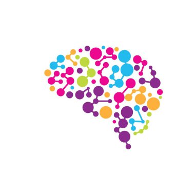 Sağlıklı beyin vektörü çizimi