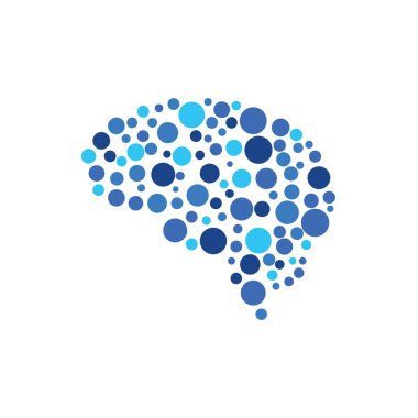 Sağlıklı beyin vektörü çizimi