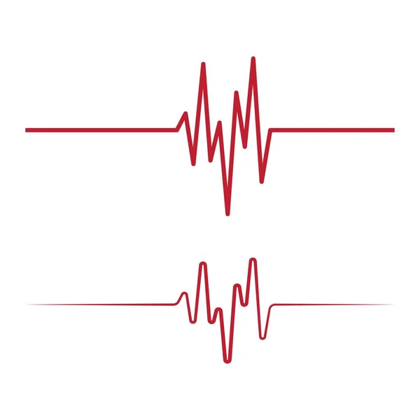 Výtvarný design zdraví lékařský srdeční tep — Stockový vektor