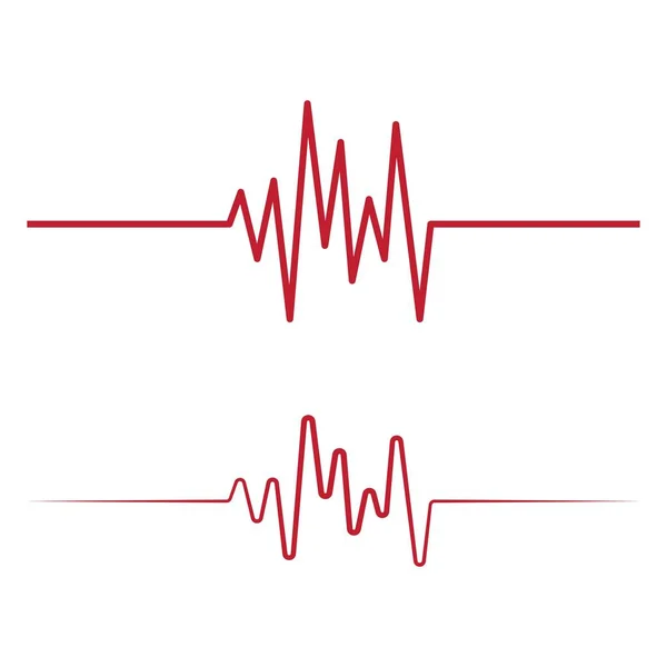 KUNST ONTWERPEN GEZONDHEID medisch HEARTBEAT PULSE — Stockvector