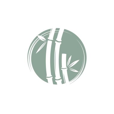 Bambu vektör simge illüstrasyon