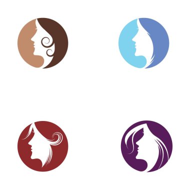 kadının yüzü siluet