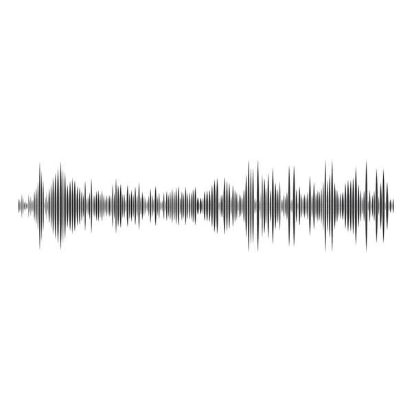 Ilustración vectorial ondas sonoras — Archivo Imágenes Vectoriales