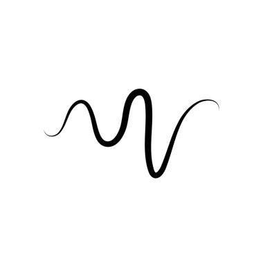 Ses dalgaları illüstrasyon vektör