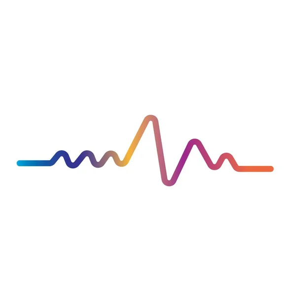 Звукові хвилі Векторні ілюстрації — стоковий вектор