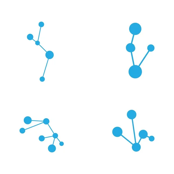 Σχεδιασμός διανυσματικής απεικόνισης μορίου — Διανυσματικό Αρχείο