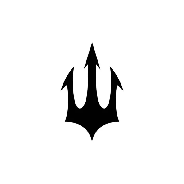 Trident Logo Template vector pictogram — Stockvector