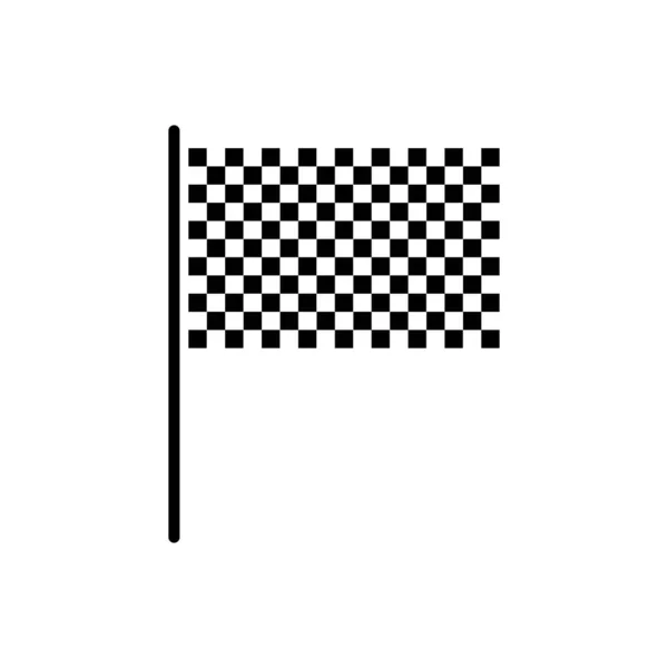 Ras flaggan ikon design — Stock vektor