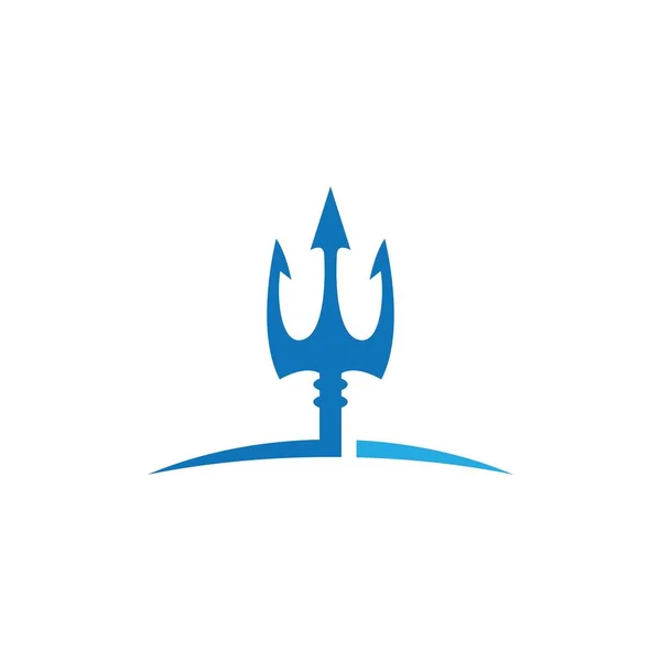 Trident Logo Template vector icon — Stock Vector