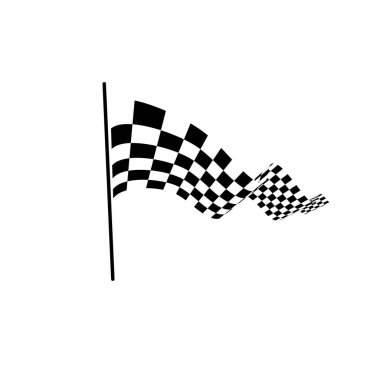 Yarış bayrak simgesi tasarım