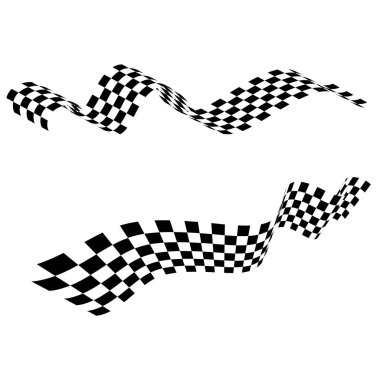 Yarış bayrak simgesi tasarım