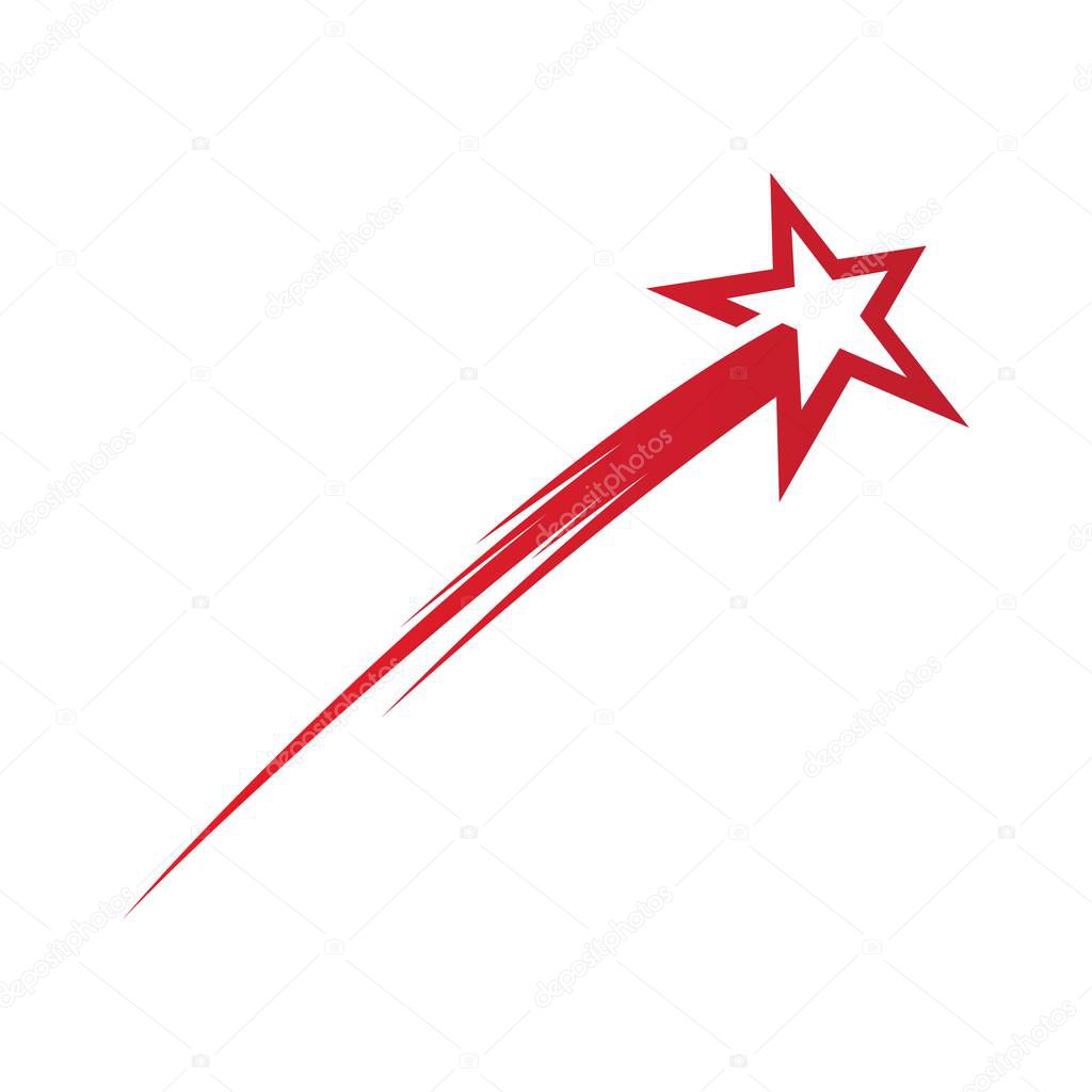 Star icon Template vector illustration design