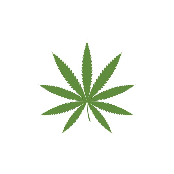 Canabis marijuana segno simbolo illustrazione — Vettoriale Stock