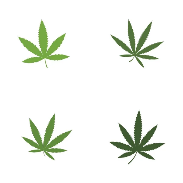Canabis marijuana signe symbole illustration — Image vectorielle