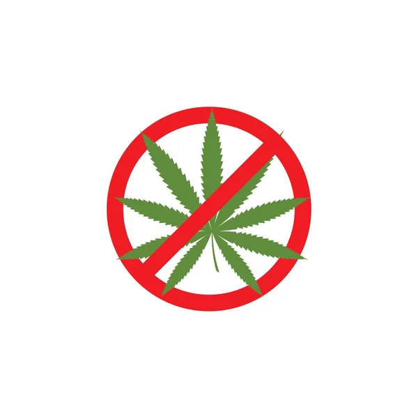 Canabis marihuana signo símbolo ilustración — Archivo Imágenes Vectoriales
