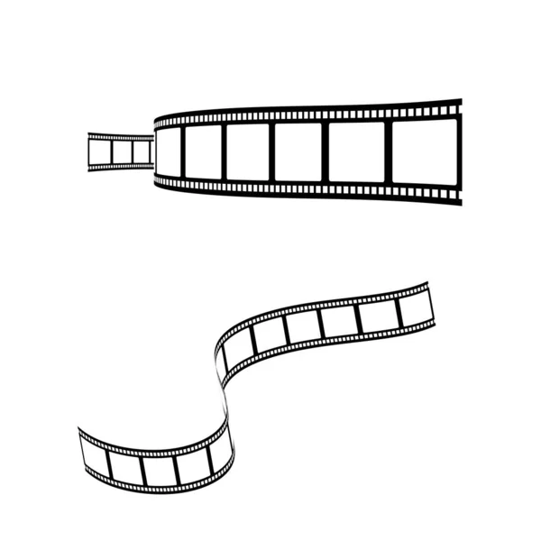 Illustration vectorielle icône film abstrait — Image vectorielle
