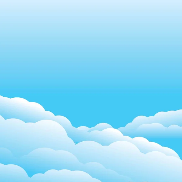 Nube plantilla vector — Vector de stock