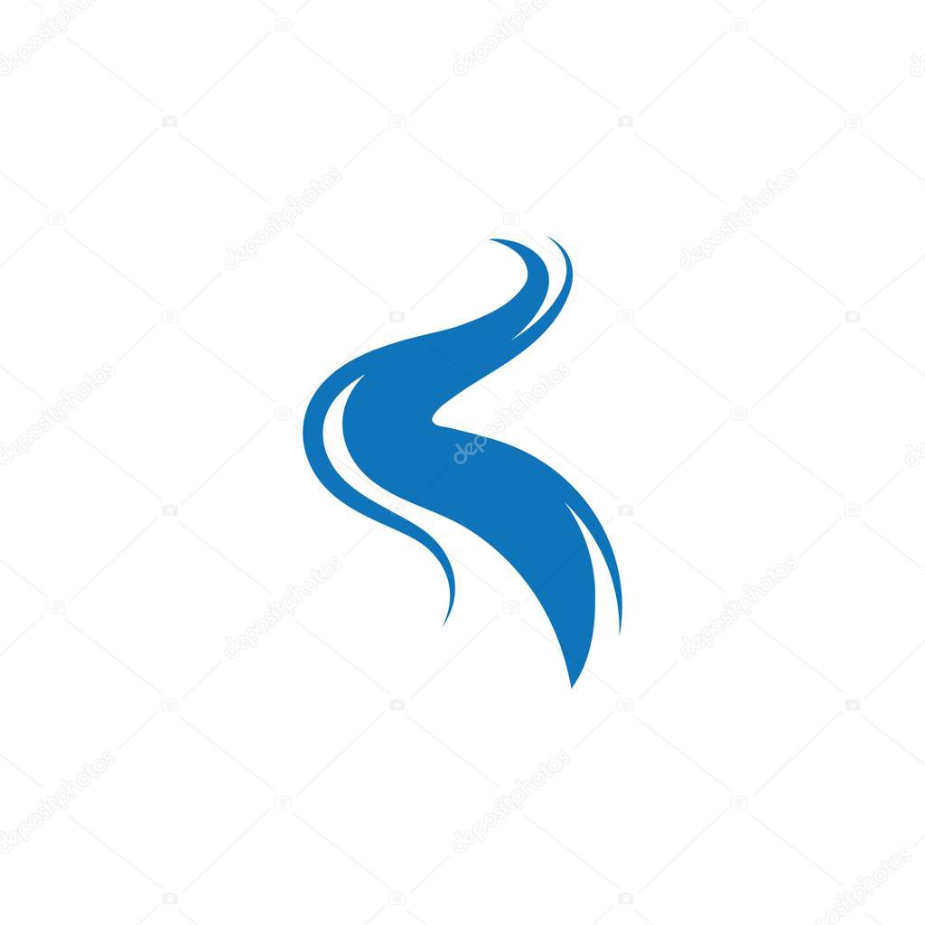 River icon vector illustration design template