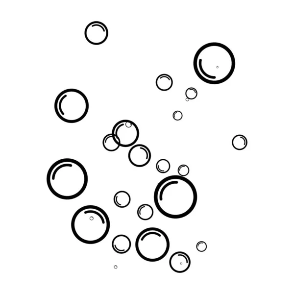 Illustrazione vettoriale bolla d'acqua — Vettoriale Stock