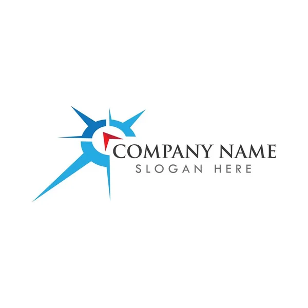 Compass Logo Template vector icon — Stock Vector