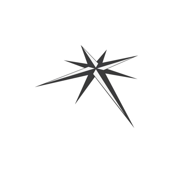 Kompass Logo Vorlage Vektorsymbol — Stockvektor