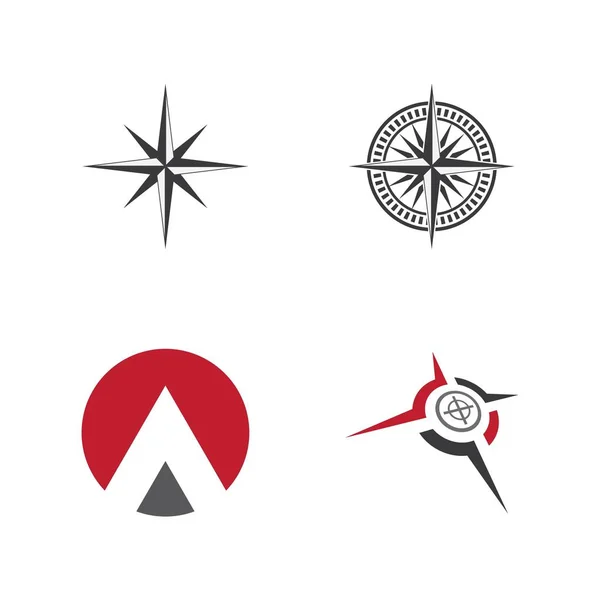 Pusula Logo şablon vektör simgesi — Stok Vektör