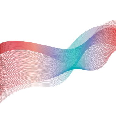 Düz renk dalga vektör