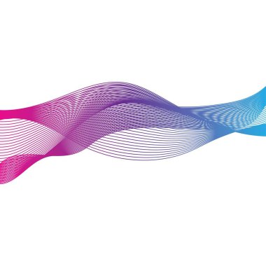 Düz renk dalga vektör