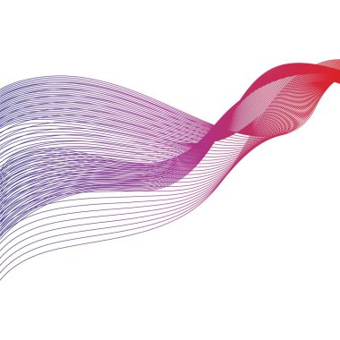 Düz renk dalga vektör