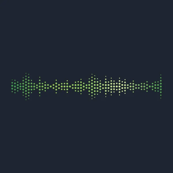 音の波ベクトル イラスト — ストックベクタ
